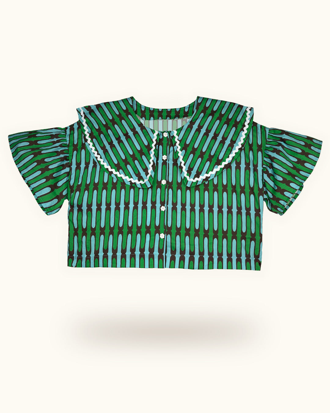 Green Moody Wave Shirt